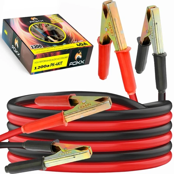 Akü Takviye Kablosu 1200 Amper 2.3mt Power Foxx 1200.A ürün görseli 1