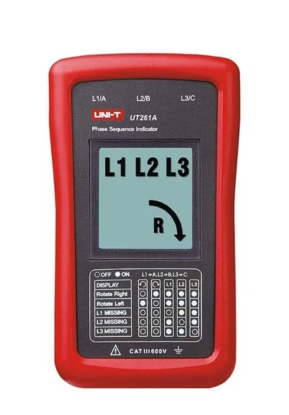 Unit UT-261A Dijital Faz Sırası Ölçer ürün görseli 1