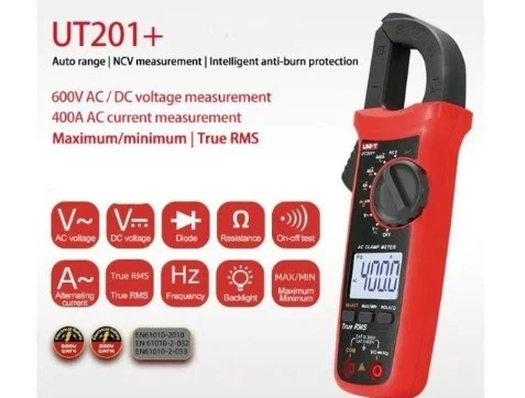 Unit UT-201+ True Rms Dijital Pensampermetre - Resim 2