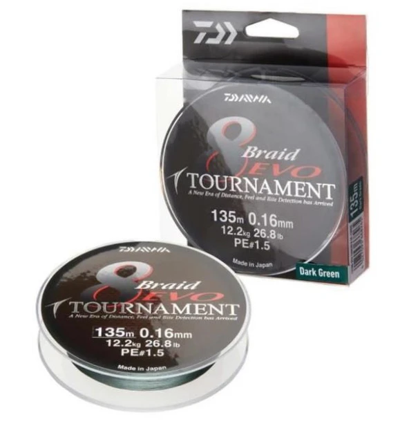 Daiwa Tournament 8B Evo 135mt 0,14mm Olta Misinası ürün görseli 1