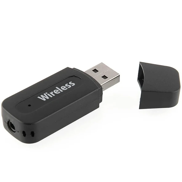BLUETOOTH WİRELESS TO 3.5MM JACK AUDİO SES MP3 ALICI (RECEİVER ÇEVİRİCİ ADAPTÖRÜ) (AVD-332-337) ürün görseli 1