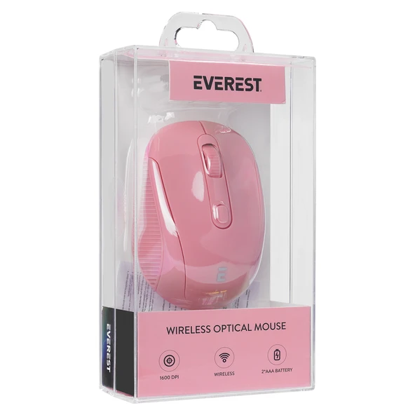 Everest SM-300 Usb Rose Gold 4D Optik Süper Sessiz (M-30) ürün görseli 1