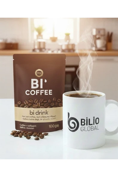 Bİ’ COFFEE KOLAJEN İÇERİKLİ KAHVE 100 G | CİLT, SAÇ & TIRNAK DESTEKLEYİCİ KAHVE ürün görseli 1