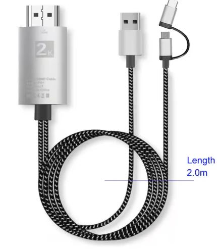 ZR855 P8 2 İn 1 Hdtv Kablo ürün görseli 1