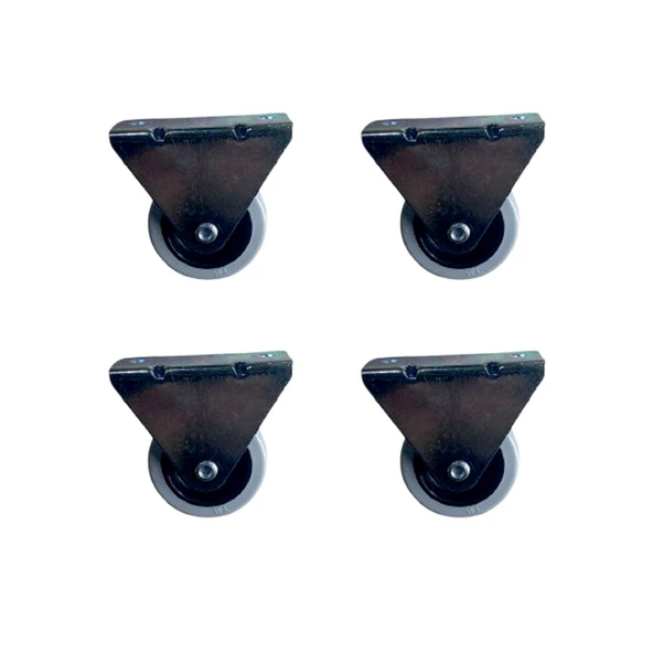 Furç Sabit Teker - 20x50 - Gri HKS180 - 4 Adet ürün görseli 1