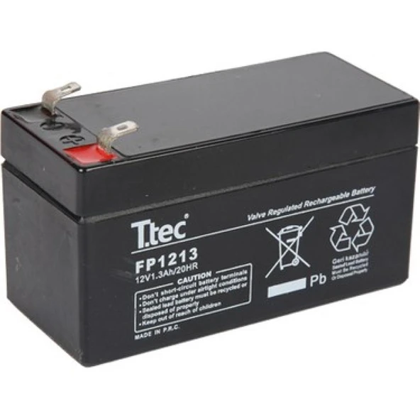 TTEC 12V 1.3 AH Kuru Bakımsız Akü ürün görseli 1