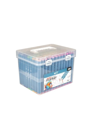 Art-X Sketch Marker Çift Taraflı 108 Renk ürün görseli 1