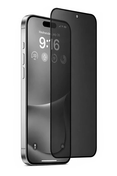 İPhone 15 Pro Max Hayalet Ekran Koruyucu % 100 Cam (Temperli)  Kolay Kurulum Aparatlı ürün görseli 1