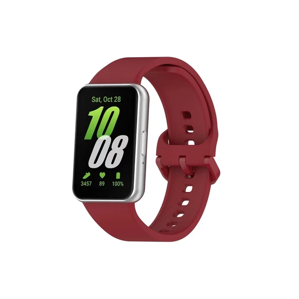 Fit 3 Kr419 Ware Silikon Kordon - Bordo ürün görseli 1