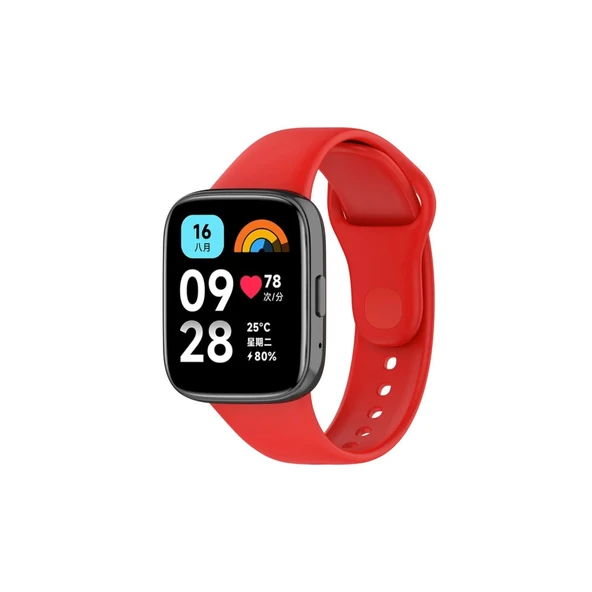 Redmi Watch 3 Active Klasik Kordon - Kırmızı ürün görseli 1