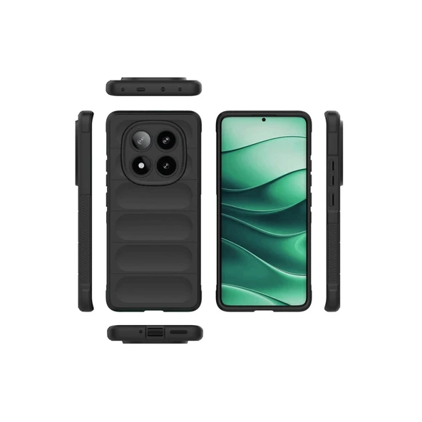 Redmi Note 14 4G Kılıf Optimum Silikon - Lacivert - Resim 4