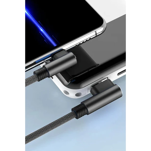 Usb To Lightning 2.4A Kablo - Siyah - Resim 3