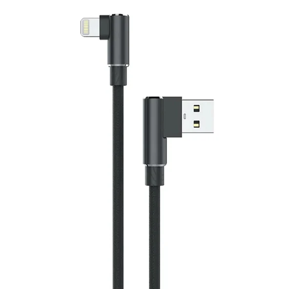 Usb To Lightning 2.4A Kablo - Siyah ürün görseli 1