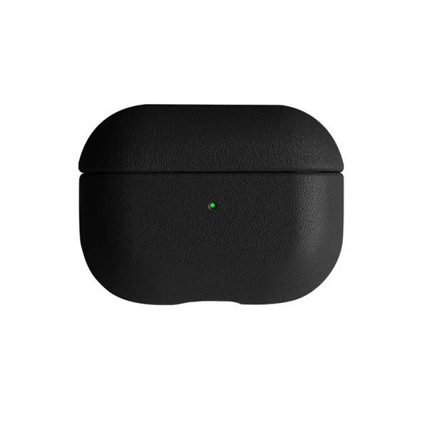 Airpods 3 (3.Nesil) 405 Deri Kılıf - Siyah - Resim 2