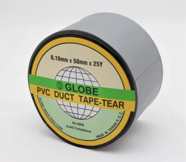 Globe Duct Tape "0.18X50X25Yards" (Gri) ürün görseli 1