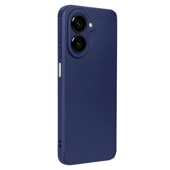 Galaxy A07 4G Auto Focus Karbon Kapak - Lacivert - Resim 2