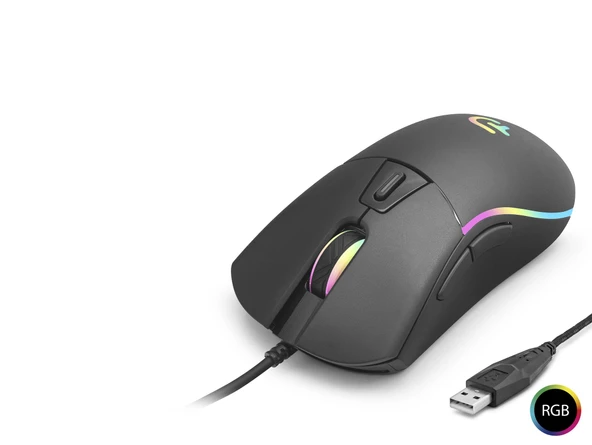 G902 Gaming Mouse 3600 Dpi 6 Tuş 1000 Hz Rgb - Siyah ürün görseli 1