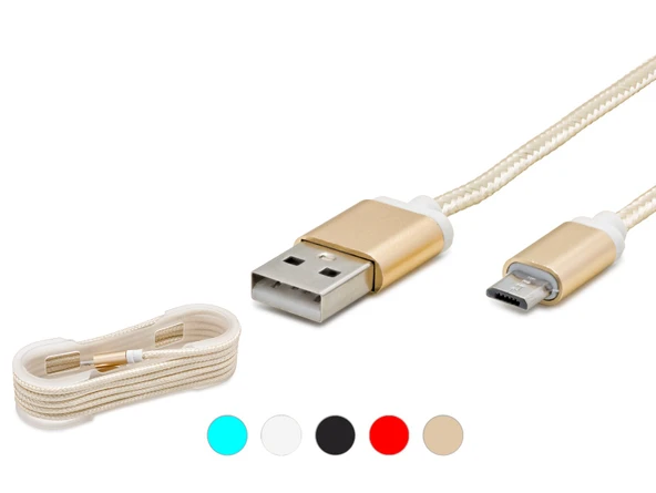 Usb Micro To Usb Şarj Ve Data Kablosu Ps4 Gamepad Uyumlu Hasır 1.5 M HD4338 ürün görseli 1