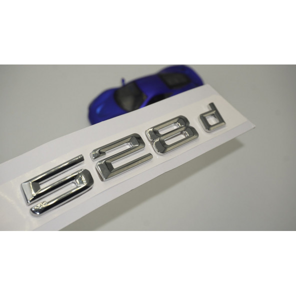 Bmw 528d Bagaj Krom Metal 3M 3D Yazı Logo ürün görseli 1