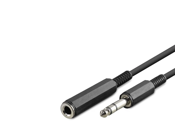 6.35Mm Gitar Uzatma Kablosu 1.5 M - Siyah HDX1050 ürün görseli 1