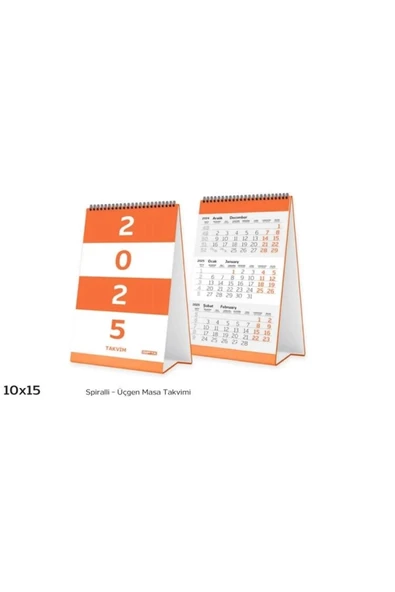 GIPTA 1015-BRS 10x15  BRİSTOL ÜÇGEN MASA TAKVİMİ ürün görseli 1