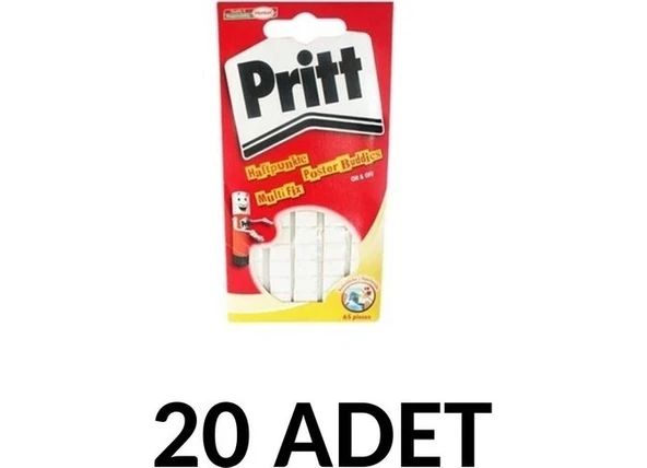Pritt 20 Adet Patafix Multifix Hamur Yapıştırıcı 65 Parça ürün görseli 1