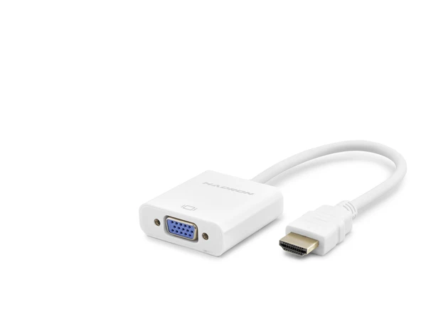 Hdmi To Vga Dişi Görüntü Dönüştürücü 1080P - Beyaz HDX2020B ürün görseli 1