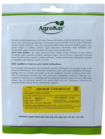 Semizotu Tohumu 10 gr - Resim 2
