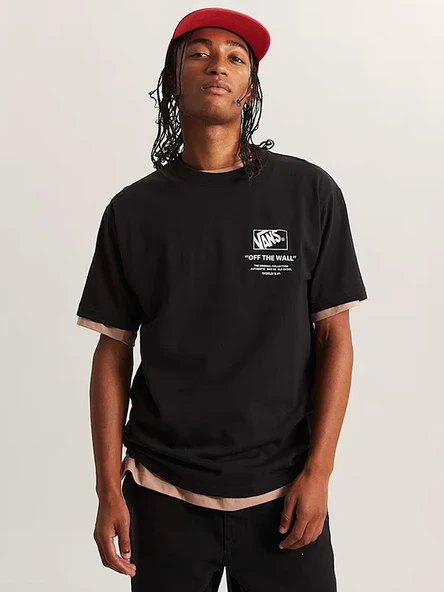 Vans   Stacked Hi SS Tee Erkek Çok Renkli T-Shirt - VN000PEW ürün görseli 1