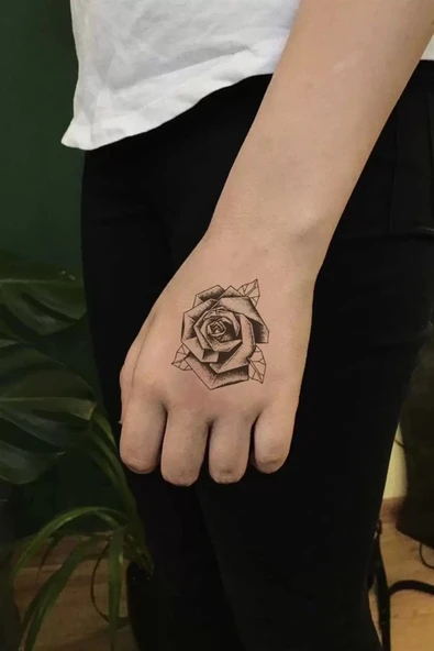 Caş Dekorasyon Geçici Saat Figürlü Mini Dövme Tattoo ürün görseli 1