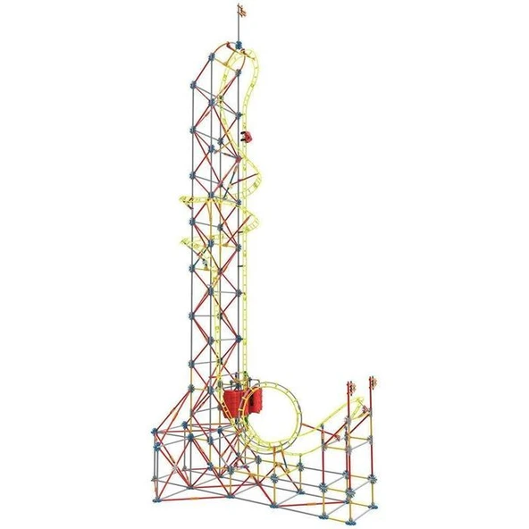 K’Nex Sky Sprinter Roller Coaster Seti (Motorlu) Thrill Rides Kne - Resim 3