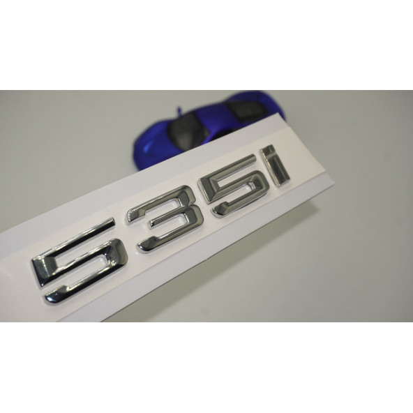 Bmw 535i Bagaj Krom Metal 3M 3D Yazı Logo ürün görseli 1