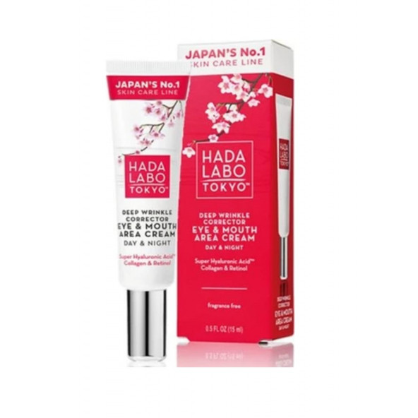 Hada Labo Tokyo Göz ve Ağız Çevresi Kırışıklık Karşıtı Krem 15 ML ürün görseli 1