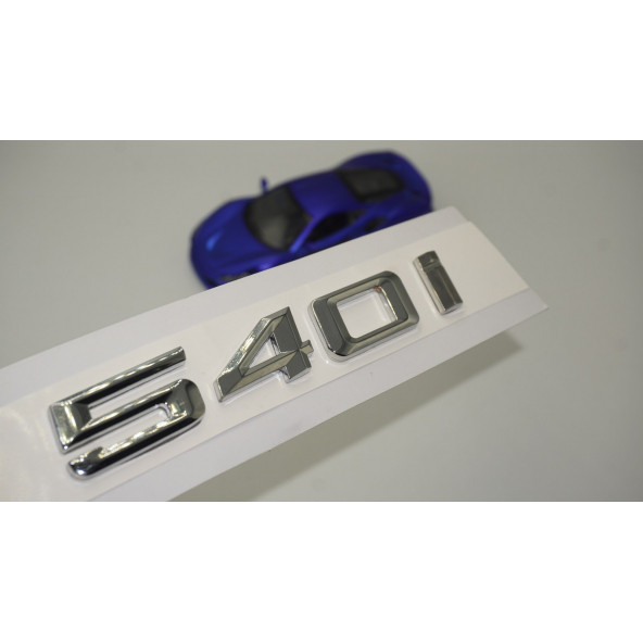 Bmw 540i Bagaj Krom Metal 3M 3D Yazı Logo ürün görseli 1