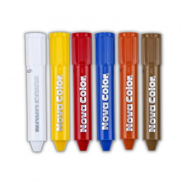 Yüz Boyası 6 Renk 1 Paket Nova Color 6 Renk Yüz Boyası 1 Paket ürün görseli 1