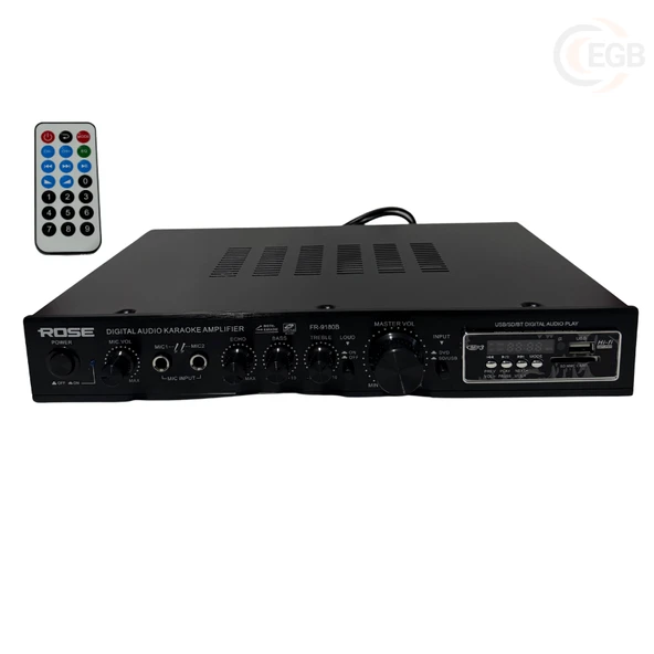 ROSE FR-9180b 2*150W STEREO ANFİ ürün görseli 1