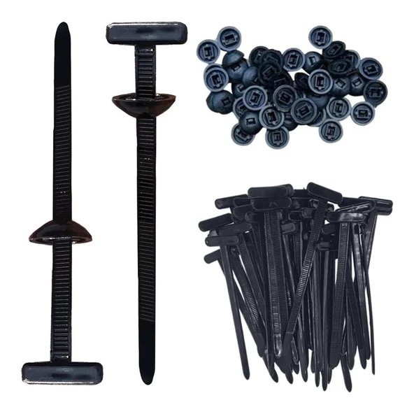 Plastik Bağlantı Elemanları 30lu Set (2818) ürün görseli 1