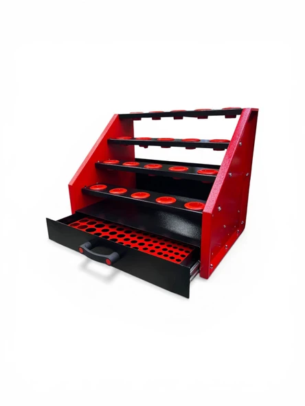 CNC Takım Tutucu Standı(20 Göz) Çekmeceli (100 Ad Pens Yuvalı) BT-40 Ve BT-30 Sapphire ürün görseli 1