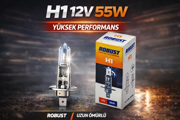 H1 12V 55W Halojen Far Ampulü ürün görseli 1