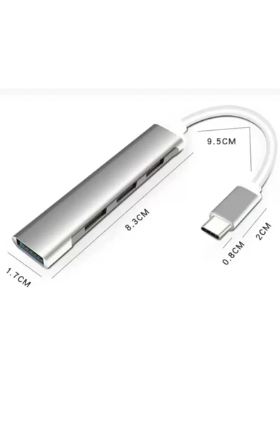Tablet USB  Dönüştürücü - Type-C USB Dönüştürücü - SD  Kart Dönüştürücü - Resim 3