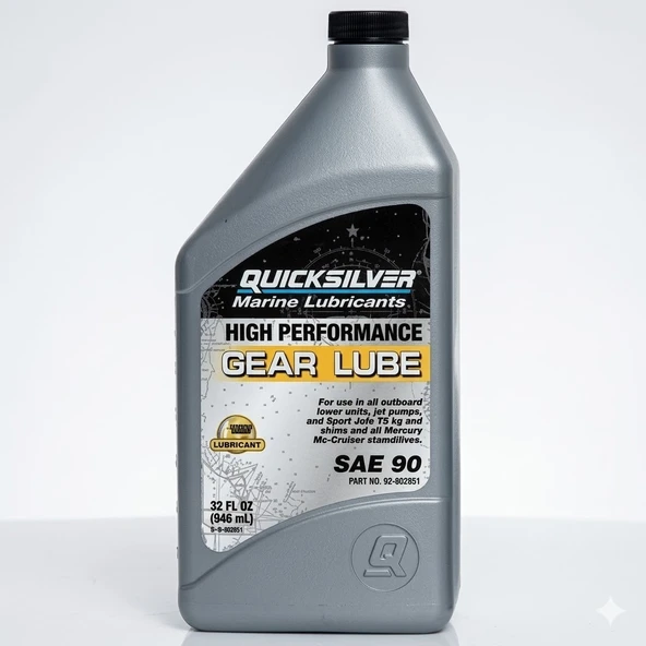 Quicksilver High Performance Gear Lube Şanzıman Yağı SAE 90 946 ml (92-858064Q01) ürün görseli 1