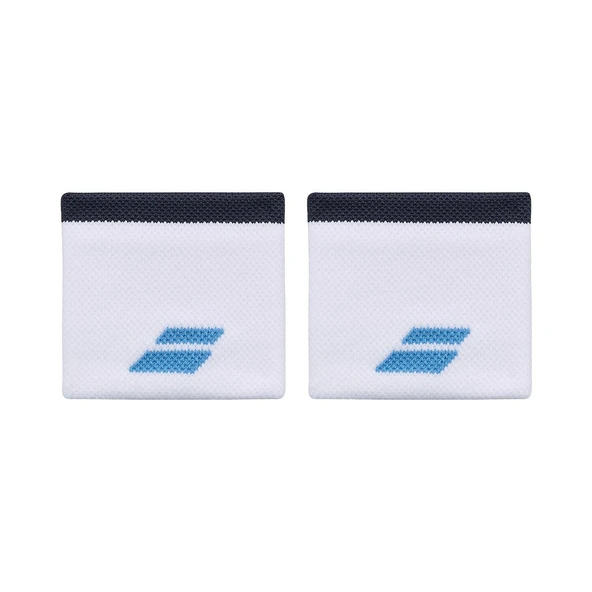 Babolat Logo Wristband Beyaz/Mavi Tenis Bileklik 5UB1261 ürün görseli 1
