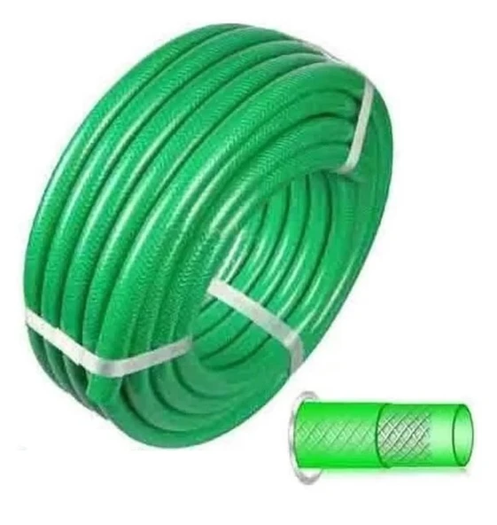 1/2" 15 metre örgülü hortum ( yeşil renk ) LOTUS / OLYMPOS ürün görseli 1