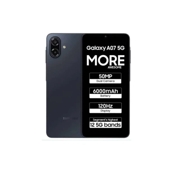 Samsung A07 5g 128GB Siyah ürün görseli 1