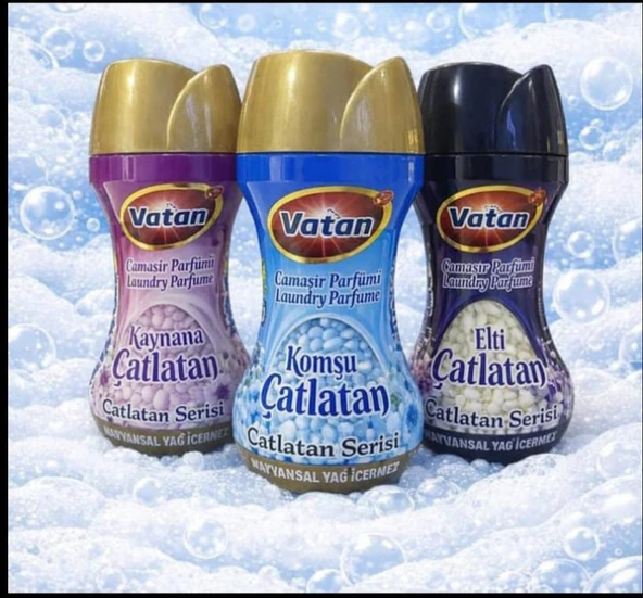 Vatan Granül Çamaşır Parfümü Ve Yumuşatıcı 3 x 210 Gr Elti - Kaynana - Komşu Çatlatan ürün görseli 1