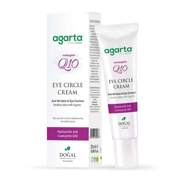 Agarta Doğal Göz Altı Kırışıklık ve Koyu Halka Yaşlandırma Karşıtı Antiaging Bakım Kremi 20 ML ürün görseli 1