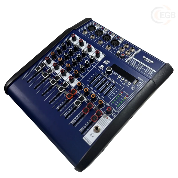ROSE R4-PM500 4 KANAL POWER MIXER 2 X 250W MAX ürün görseli 1