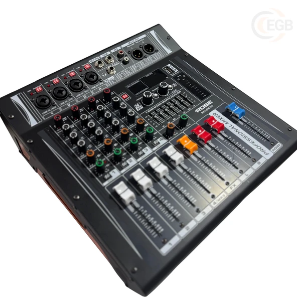 ROSE RP4-PM700 4 KANAL POWER MIXER 2 X 350W MAX ürün görseli 1