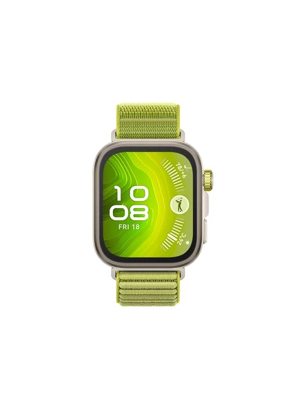Huawei Watch Fit 4 Pro Yeşil Sportif Örgü Kayış Akıllı Saat ürün görseli 1