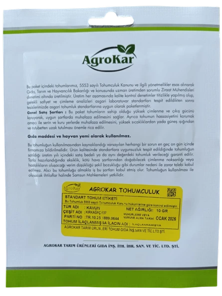 Kırkağaç Kavun Tohumu 10 gr - Resim 2